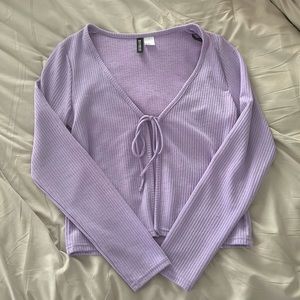 h&m tie top